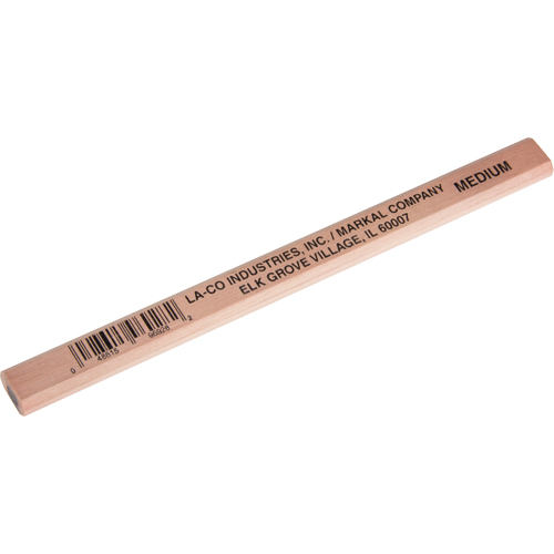 Crayon de menuisier noir &agrave; mine de duret&eacute; moyenne Quali-T-Solutions