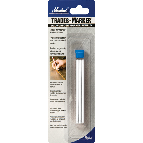 Trades Marker&reg; All Purpose Marker, White Quali-T-Solutions