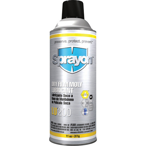 LU200 Dry Film Moly Lubcricant, Aerosol Can Quali-T-Solutions