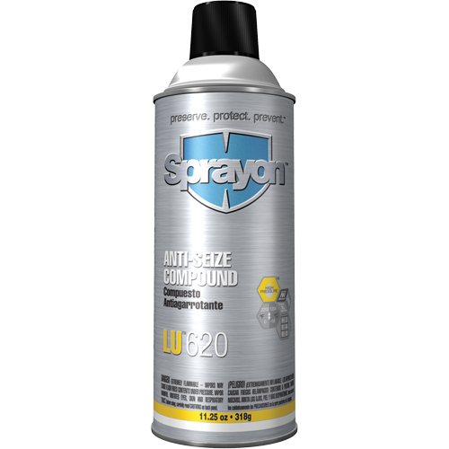 LU620 Anti-Seize Compound, 454 g, Aerosol Can, 2200°F (1204°C) Max. Temp Quali-T-Solutions