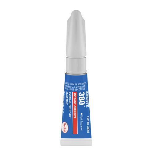 Adh&eacute;sif renforc&eacute; Black Max 380, Noir, Tube, 3 g Quali-T-Solutions