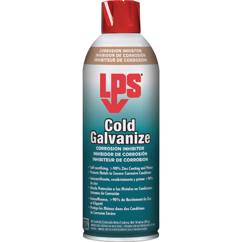 Inhibiteurs de corrosion galvanis&eacute; &agrave; froid, Canette a&eacute;rosol Quali-T-Solutions