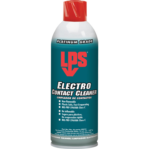 Nettoyant pour contacts Electro, Canette a&eacute;rosol Quali-T-Solutions