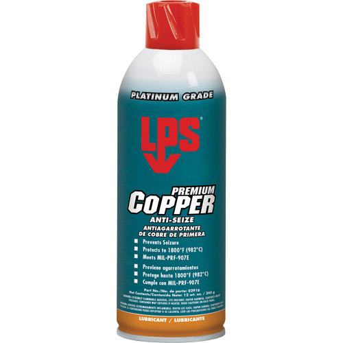Antigrippant au cuivre, 16 oz, Canette a&eacute;rosol, 1800°F (982°C) Temp&eacute;rature max. Quali-T-Solutions