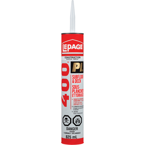 Adh&eacute;sif PL 400 de LePage Quali-T-Solutions