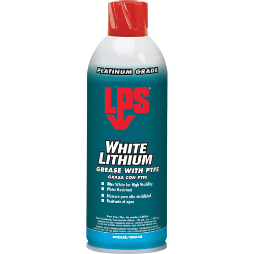 Graisse de Lithium blanche a/PTFE, Canette a&eacute;rosol Quali-T-Solutions