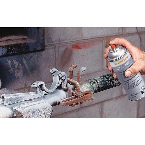 Enduit de galvanisation &agrave; froid Zinc-200, Canette a&eacute;rosol Quali-T-Solutions