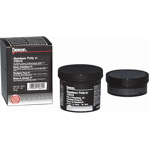 Mastic d'aluminium, 1 lb, R&eacute;cipient Quali-T-Solutions