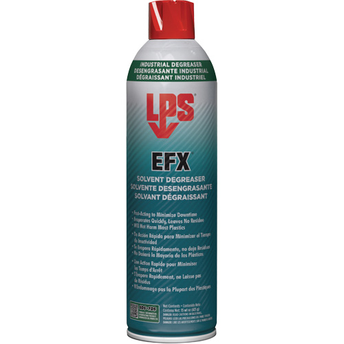 Solvant/d&eacute;graissant EFX, Canette a&eacute;rosol Quali-T-Solutions