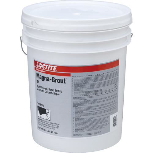 Produit de r&eacute;paration du b&eacute;ton Magna-Grout Fixmaster, Seau Quali-T-Solutions