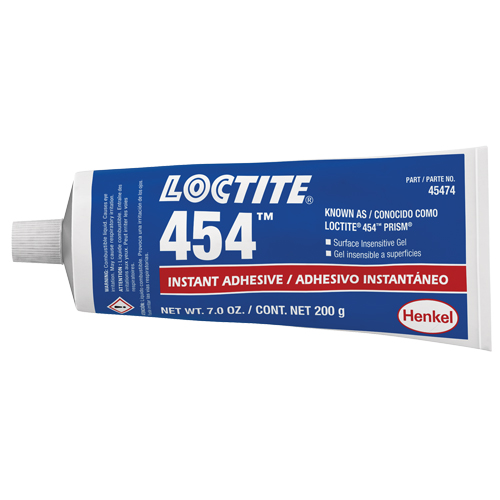 Gel de fixation insensible &agrave; la surface 454, Transparent, Tube, 200 g Quali-T-Solutions