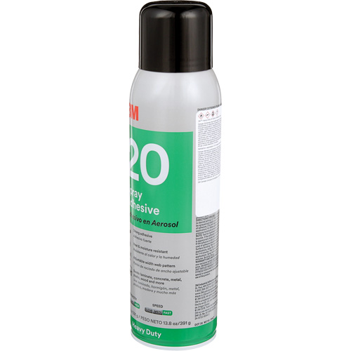20 Heavy Duty Spray Adhesive, Clear, Aerosol Can Quali-T-Solutions
