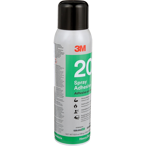 20 Heavy Duty Spray Adhesive, Clear, Aerosol Can Quali-T-Solutions