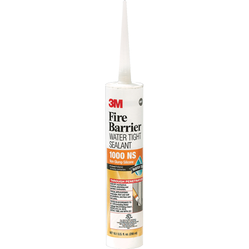 Scellant ignifuge, 0,3 L, Cartouche, Gris Quali-T-Solutions