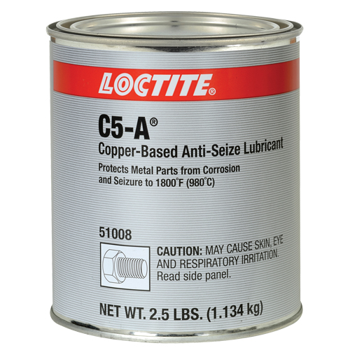 Lubrifiant antiblocage au cuivre Loctite 8008 C5-A, 2,5 lb, Canette, 1800°F (982°C) Temp&eacute;rature max. Quali-T-Solutions