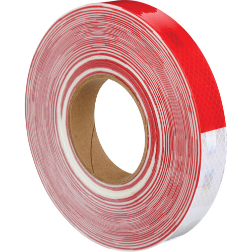 3M Diamond Grade Marking Tape, 1" W x 150' L, Red & White Quali-T-Solutions