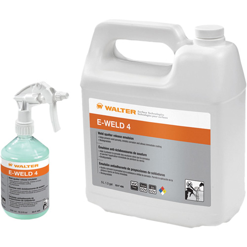 &eacute;mulsion anti-&eacute;claboussures de soudure E-Weld 4, Cruche Quali-T-Solutions