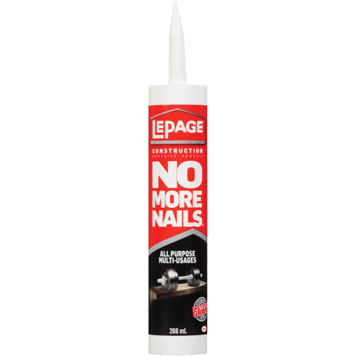 Adh&eacute;sif de construction multi-usages No More Nails Quali-T-Solutions