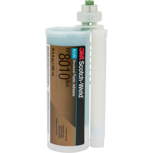 Scotch-Weld Structural Plastic Adhesive, Two-Part, Cartridge, 490 ml, Blue Quali-T-Solutions