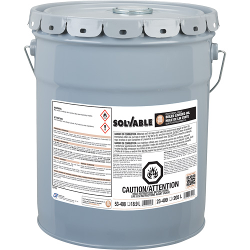 Boiled Linseed Oil, Pail, 18.9 L Net Volume Quali-T-Solutions