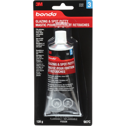 Mastic pour retouches et glaçage Bondo, 4,5 oz., Tube Quali-T-Solutions