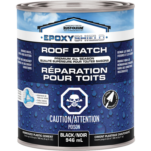 Produit de r&eacute;paration de toiture humide/s&egrave;che toutes saisons de qualit&eacute; sup&eacute;rieure EpoxyShield Quali-T-Solutions