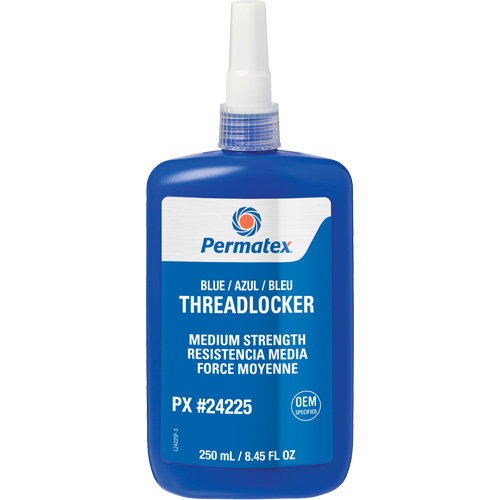 Threadlocker, Blue, Medium, 250 ml, Bottle Quali-T-Solutions