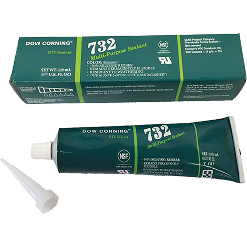732 Sealant, 90 ml, Tube, White Quali-T-Solutions