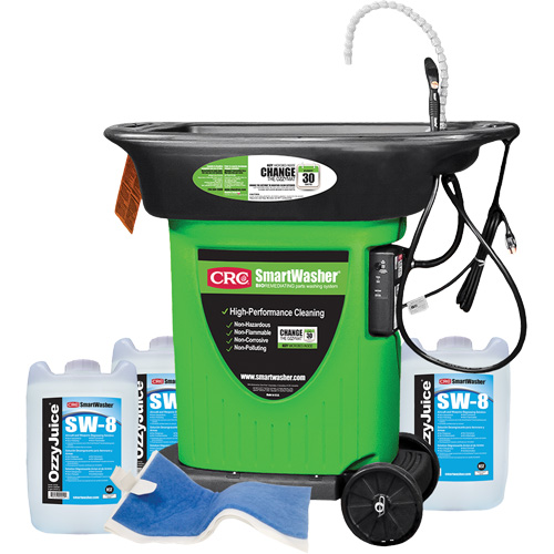 Trousse de bassin de nettoyage de pi&egrave;ces mobile SmartWasher SW-823 Quali-T-Solutions