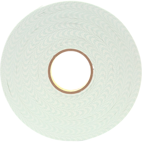 Double-Coated Urethane Foam Tape, 33 m (108') L x 25.4 mm (1") W, 62.5 mils, Urethane Quali-T-Solutions