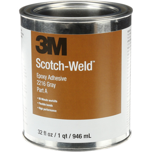 Adh&eacute;sif Scotch-Weld, 32 oz liq., Trousse, Deux composants, Gris Quali-T-Solutions