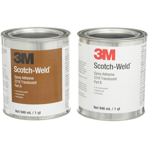 Scotch-Weld Adhesive, 32 fl. oz., Kit, Two-Part, Translucent Quali-T-Solutions