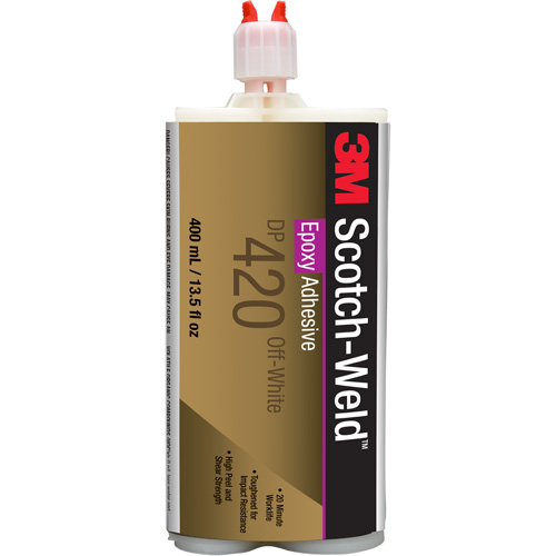 Scotch-Weld Adhesive, 400 ml, Cartridge, Two-Part, Off-White Quali-T-Solutions