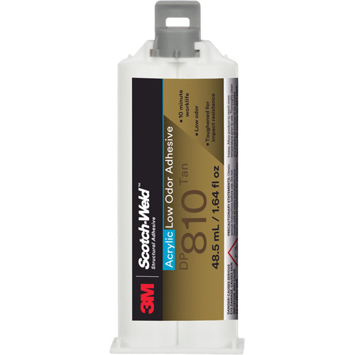 Scotch-Weld Low-Odor Acrylic Adhesive, Two-Part, Cartridge, 1.64 fl. oz., Off-White Quali-T-Solutions