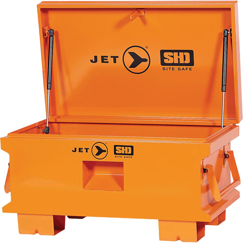 JSB-3219 Super Heavy-Duty Jobsite Tool Storage Box, 32-1/8" x 19" x 17-1/2", Steel, Orange Quali-T-Solutions