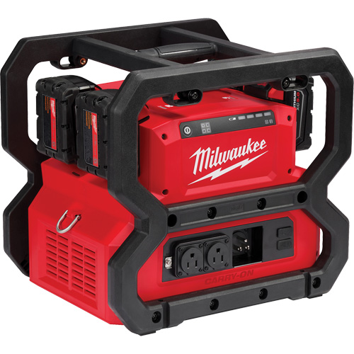 M18 Carry-On Power Supply, 1800 W/3600 W, Lithium Ion, 13-3/4" H x 12-1/4" W x 15" D, 28 lbs. Quali-T-Solutions
