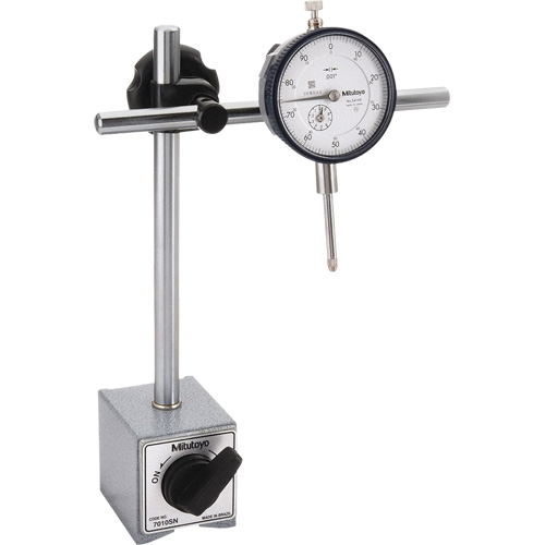 Indicateur &agrave; cadran et base magn&eacute;tique 0,001" x 1" Quali-T-Solutions