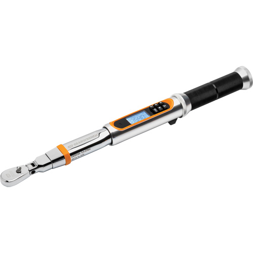 120XP Flex Head Torque Wrench with Angle, Electronic, 1/4" Square Drive, 24 - 240 in-lbs. Quali-T-Solutions