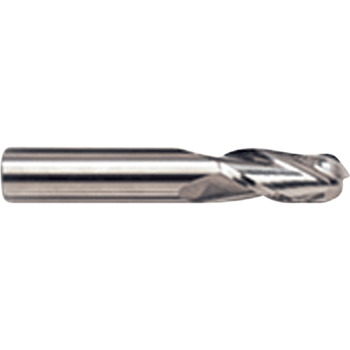 Fraise en bout sph&eacute;rique, 1/8" dia., 4 cannelures, Carbure Quali-T-Solutions