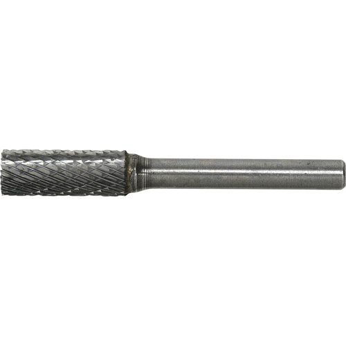 Solid Carbide Burr, SB-12, 1/8" Dia., 1/4" Shank, 5/8" Depth of Cut Quali-T-Solutions