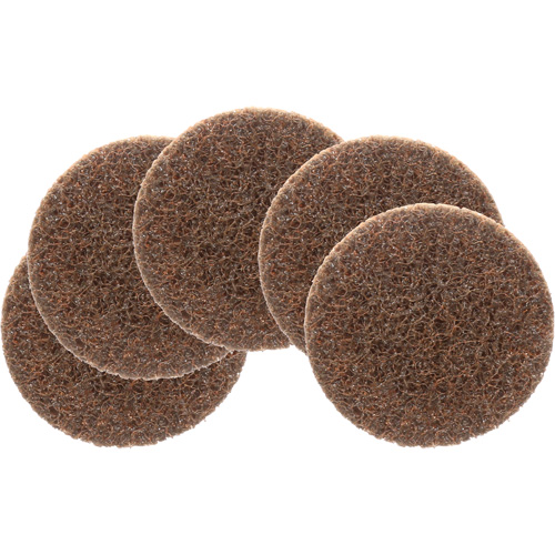 Disque de conditionnement de surface Roloc Scotch-Brite, 2" dia., Grain Cors&eacute;, Oxyde d'aluminium Quali-T-Solutions