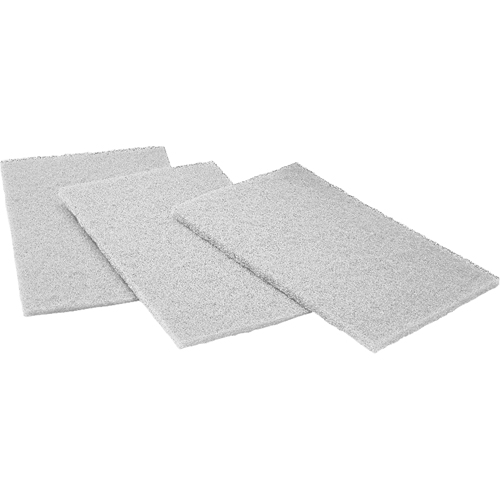 Tampons de nettoyage manuel Scotch-Brite No 7445, C&eacute;ramique, 6" x 9", Grain Nettoyage Quali-T-Solutions