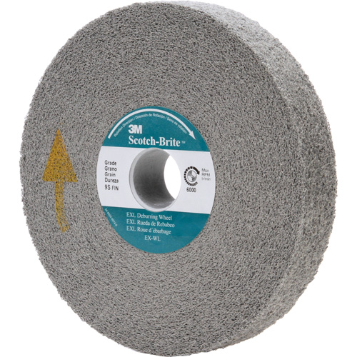 Scotch-Brite EXL Deburring Wheel, 6" x 1", 1" Arbor Quali-T-Solutions