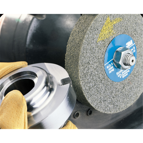 Scotch-Brite EXL Deburring Wheels, 6" x 1/2", 1" Arbor, Aluminum Oxide Quali-T-Solutions