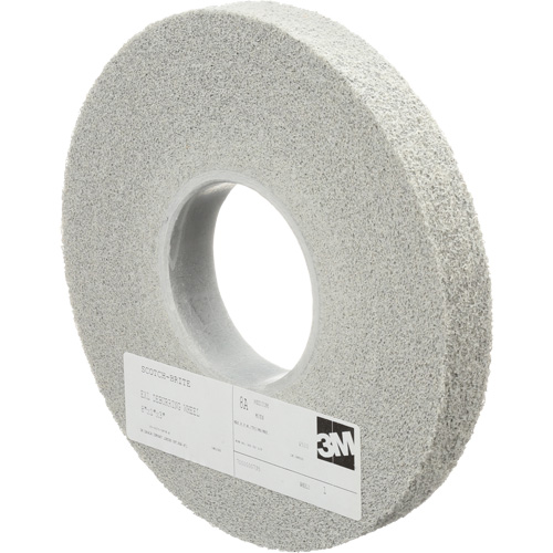 Scotch-Brite EXL Deburring Wheels, 8" x 1", 3" Arbor, Aluminum Oxide Quali-T-Solutions
