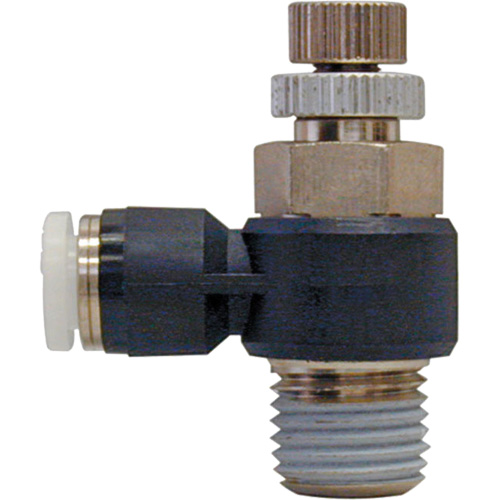 Vanne de contr&ocirc;le du d&eacute;bit, Sortie 1/4" NPT, 150 psi Quali-T-Solutions