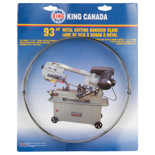 Scie &agrave; ruban pour m&eacute;tal, Acier au carbone, 93" lo x 3/4" la x &eacute;paisseur 0,032", 18 dents par pouce Quali-T-Solutions