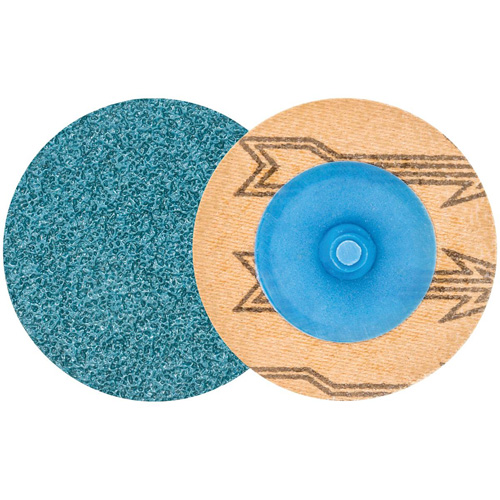 Disque de ponçage TWIST TOPCUT, 2" dia., Grain 60, Zirconium Quali-T-Solutions
