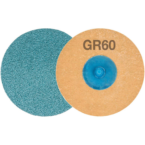 TWIST TOPCUT Sanding Disc, 3" Dia., 60 Grit, Zirconium Quali-T-Solutions