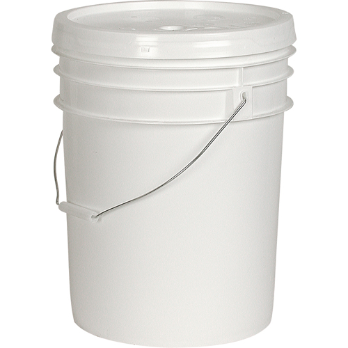 Seau d'usage g&eacute;n&eacute;ral sans couvercle, Plastique, 4 L Quali-T-Solutions